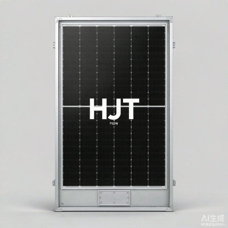 HJT 高功率光伏组件 750W